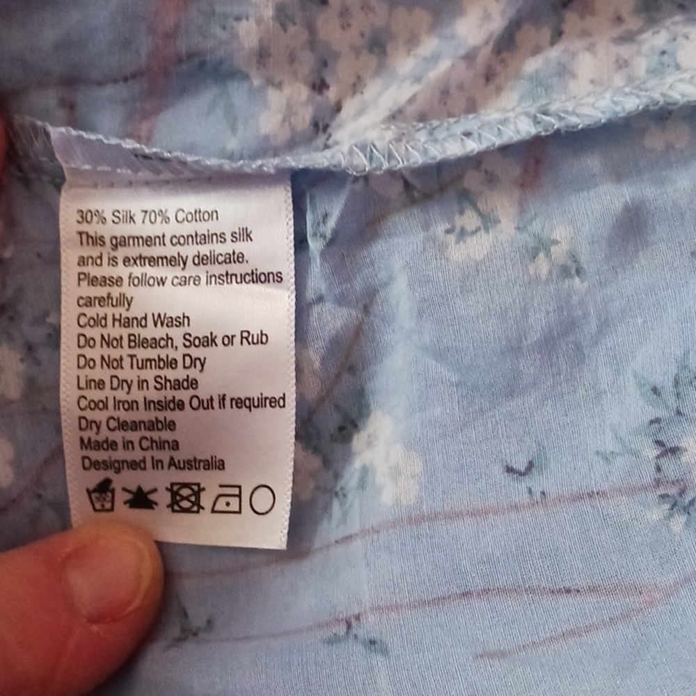 PAPINELLE Floral Kimono Style Button Down - Picture 4 of 7